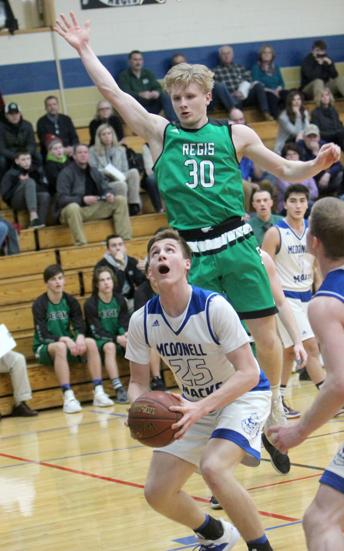 Eau Claire Regis at McDonell boys basketball 2-13-19